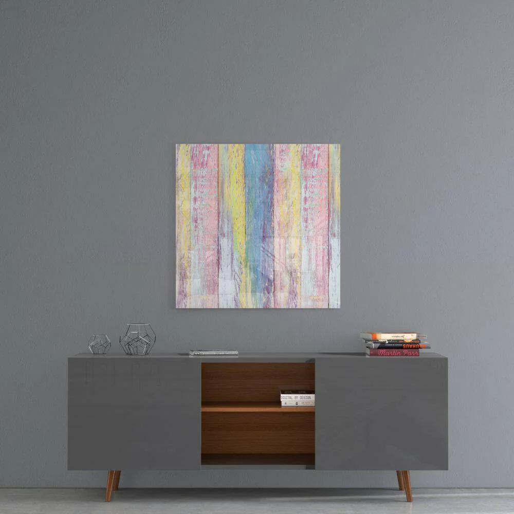 Wooden Patterned Glass Wall Art - Image 5