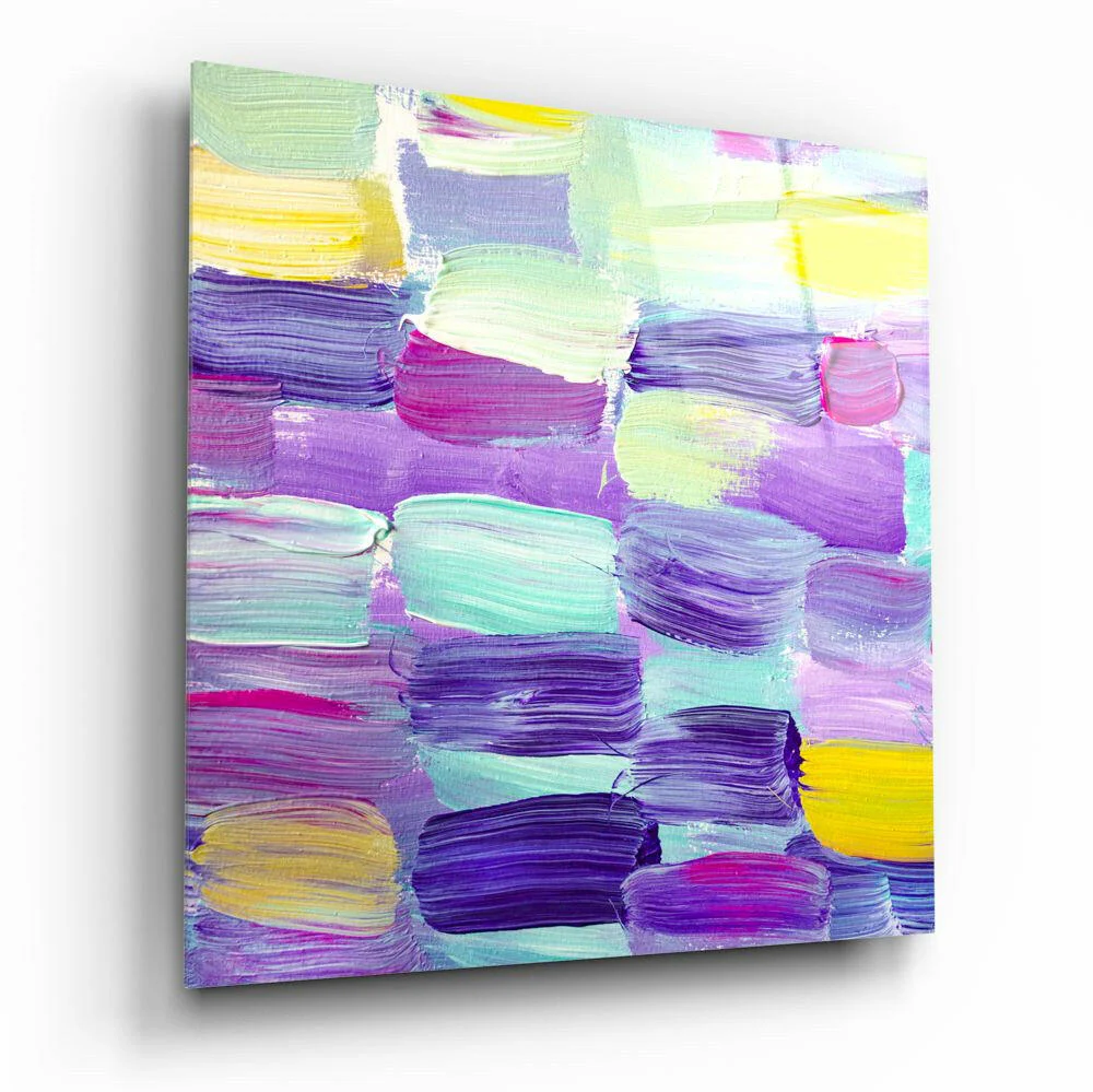 Abstract Glass Wall Art - Image 2