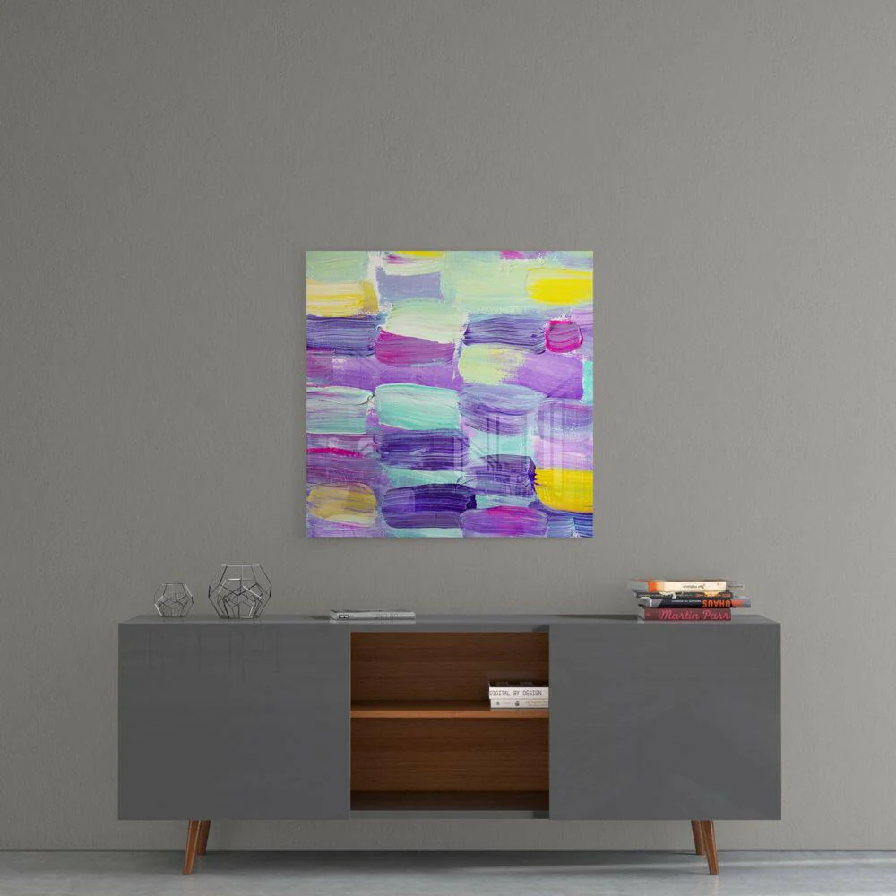 Abstract Glass Wall Art - Image 5