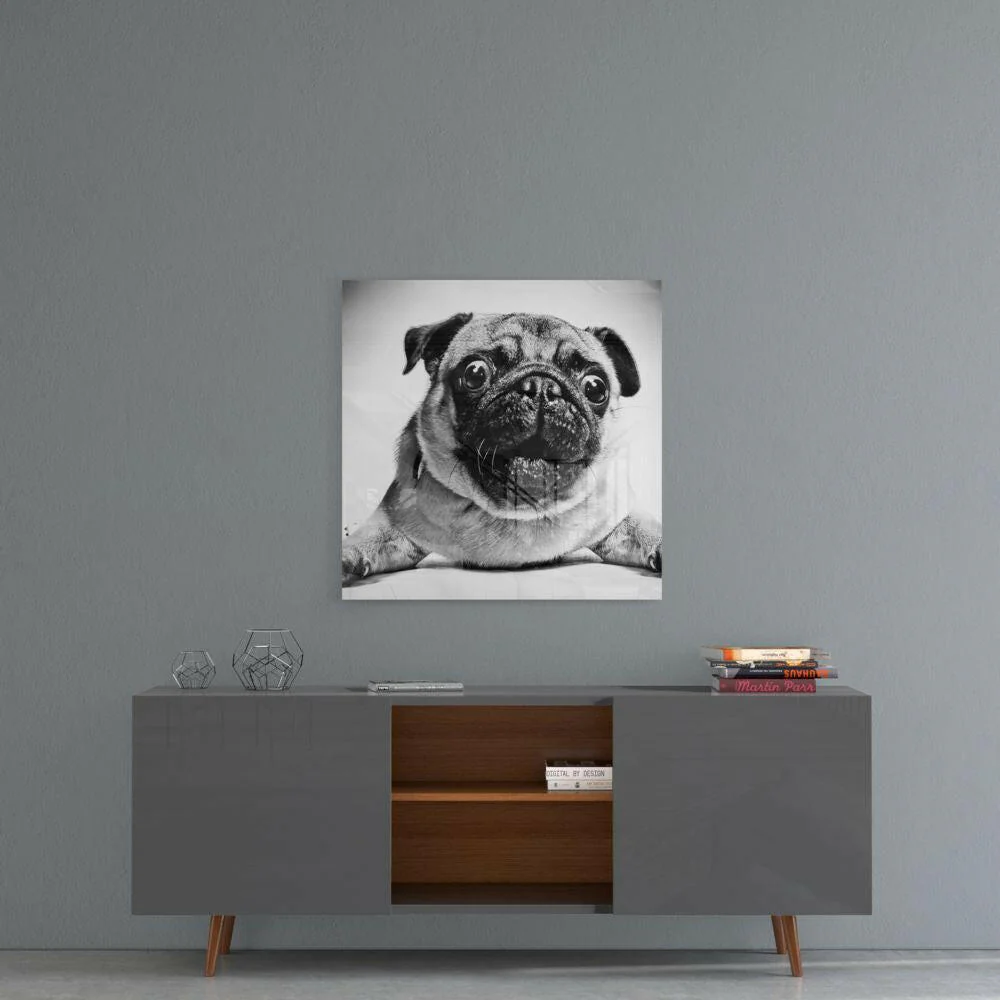 Pug Glass Wall Art - Image 5