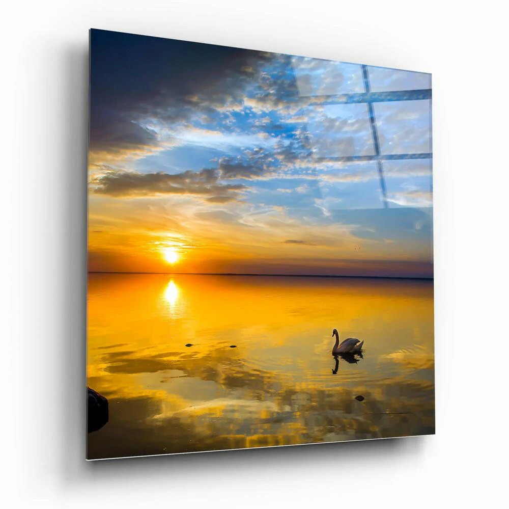 Sunset Glass Wall Art - Image 2