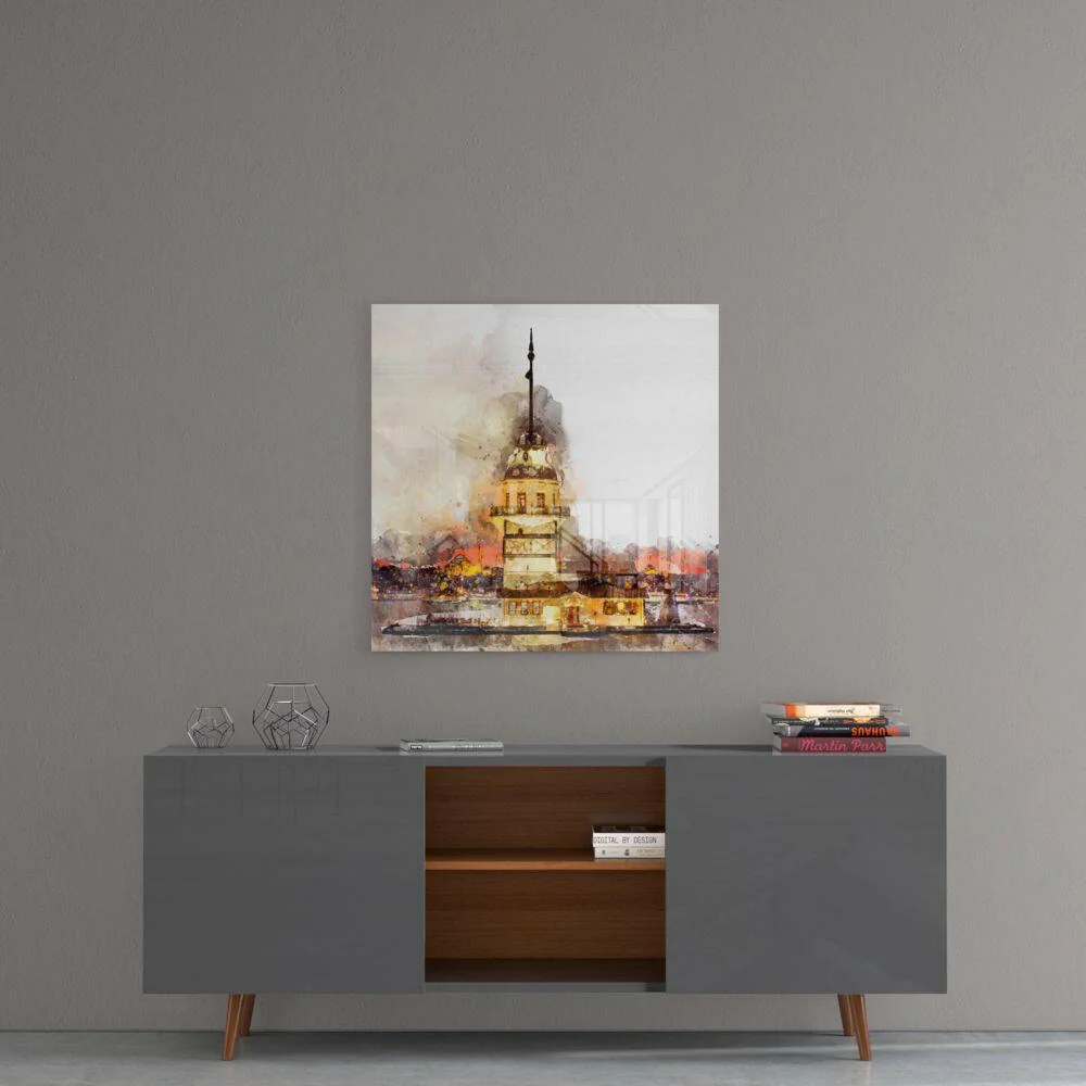 Maiden's Tower Glass Wall Art - Image 5