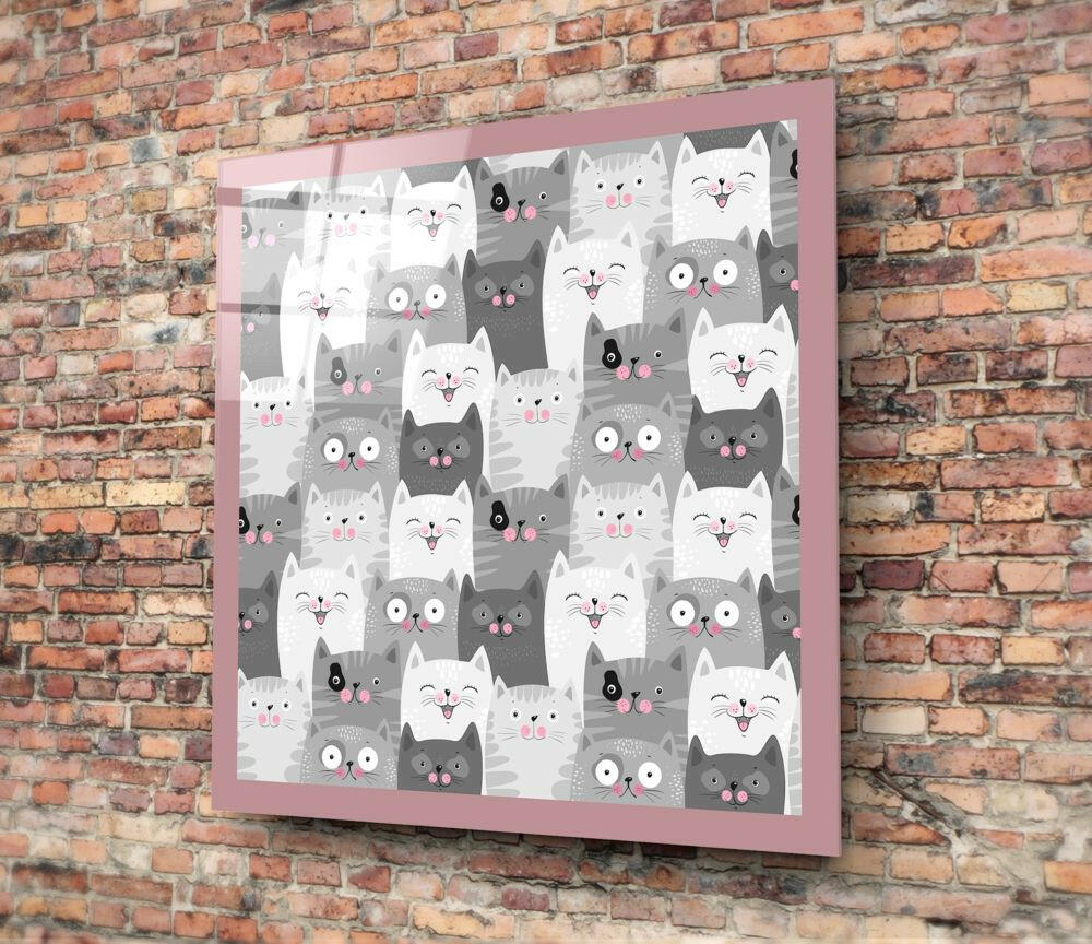 Cats Glass Wall Art - Image 3