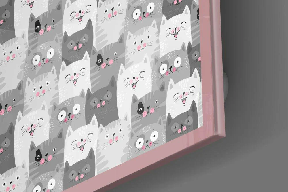 Cats Glass Wall Art - Image 4