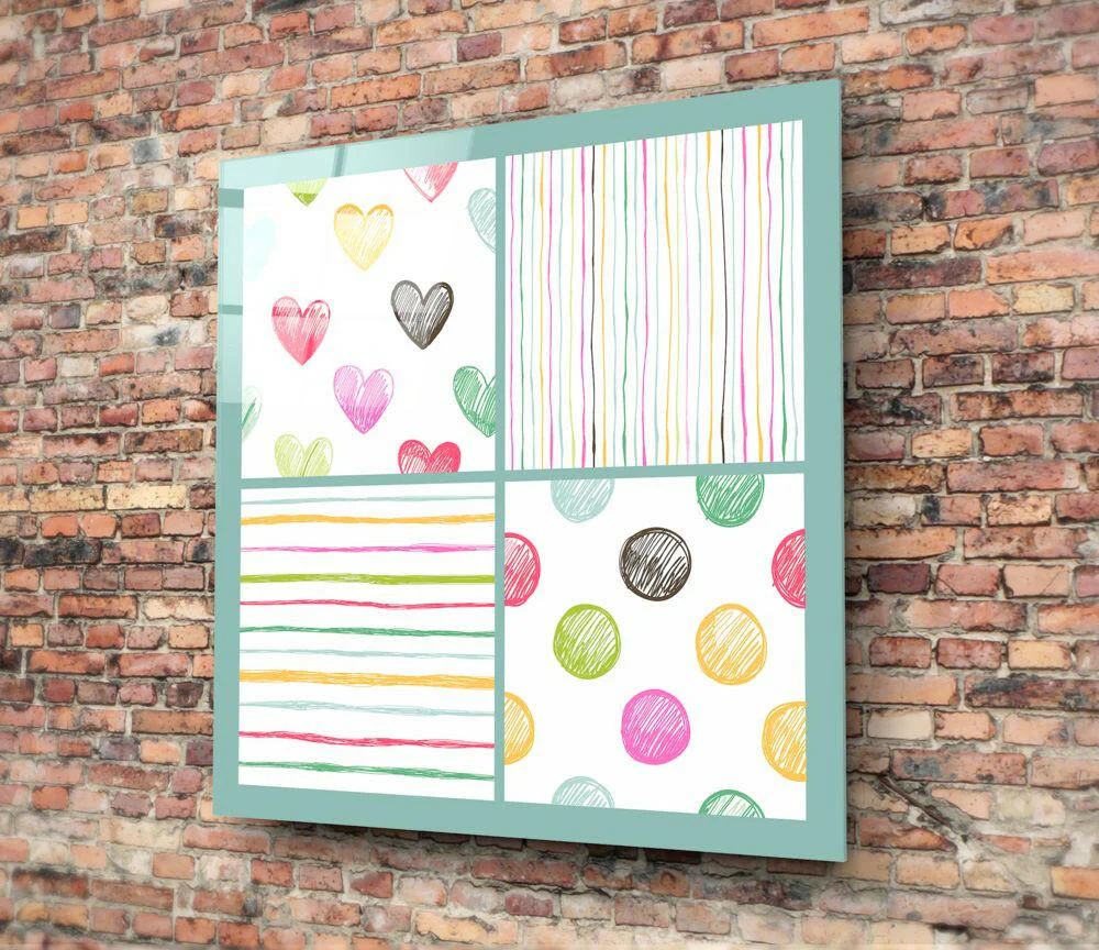 Abstract Glass Wall Art - Image 3