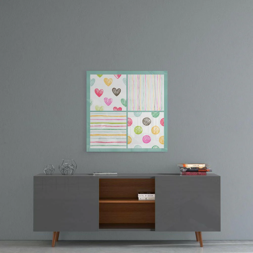 Abstract Glass Wall Art - Image 5