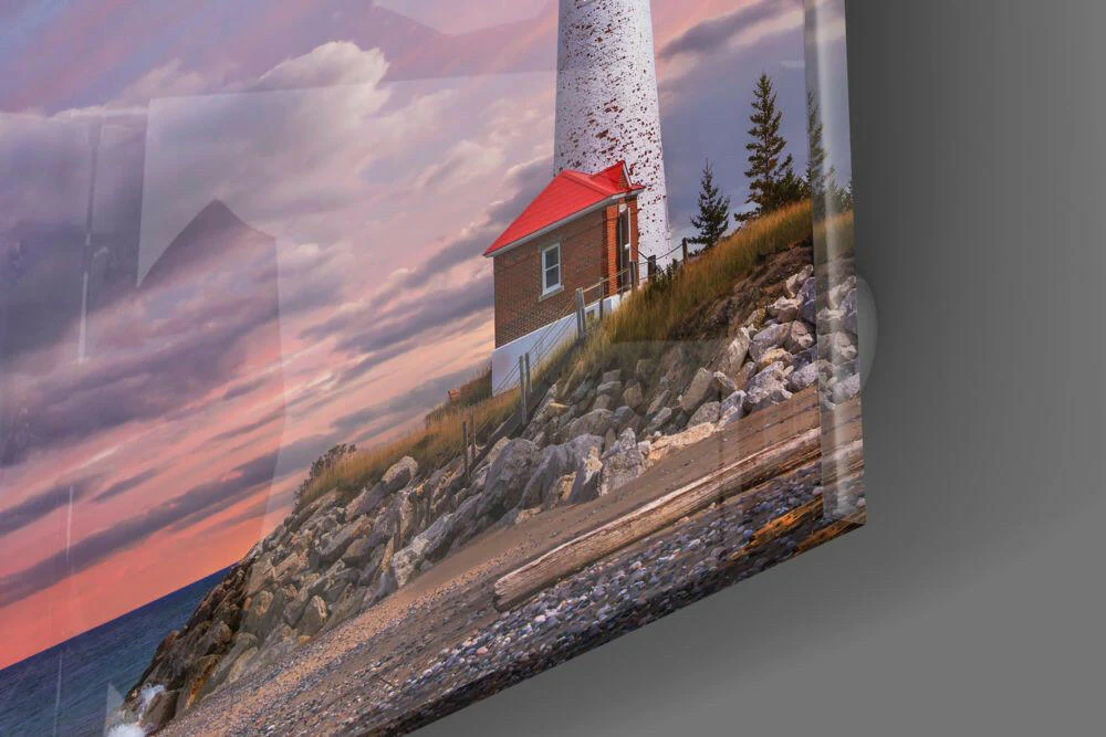 Lighthouse Glass Wall Art - Image 4