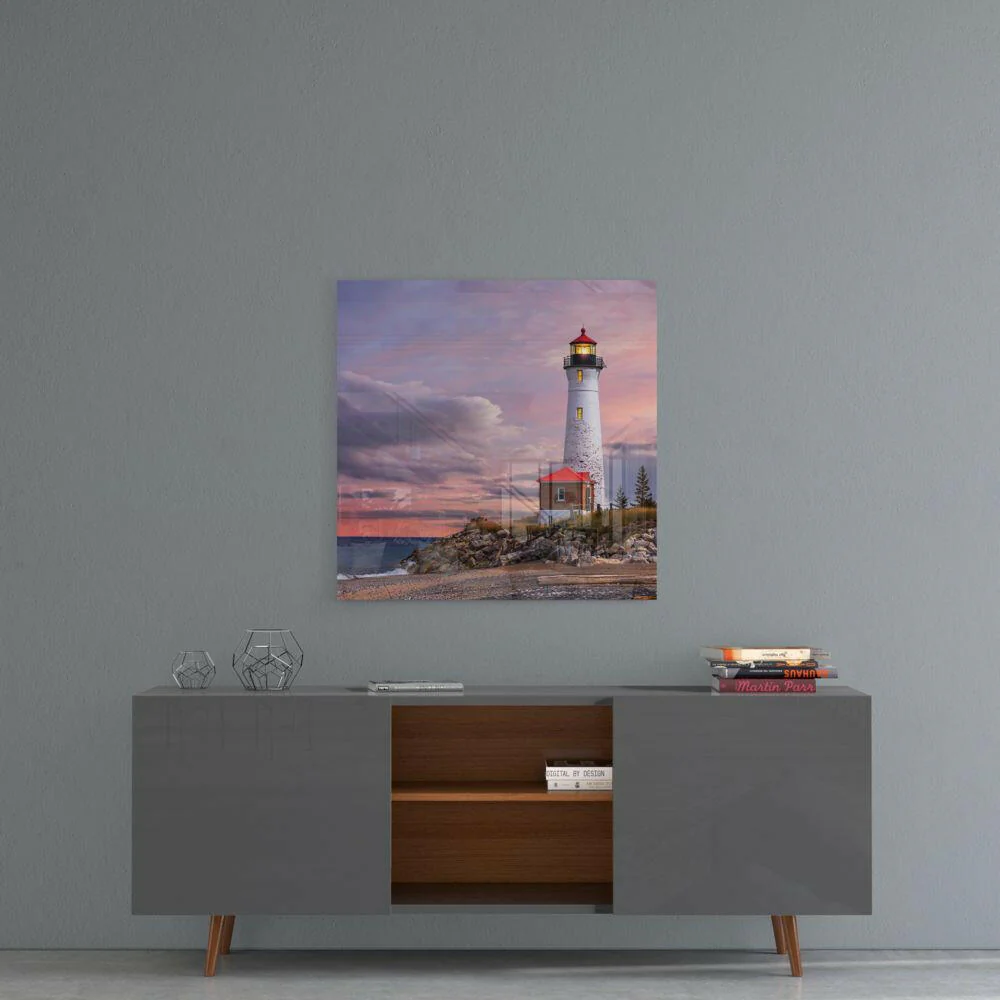 Lighthouse Glass Wall Art - Image 5