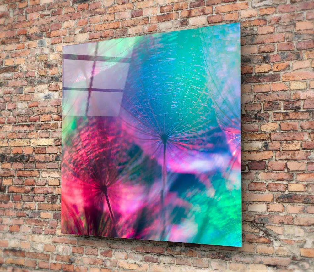 Dandelion Glass Wall Art - Image 3