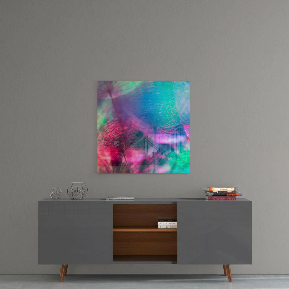 Dandelion Glass Wall Art - Image 5