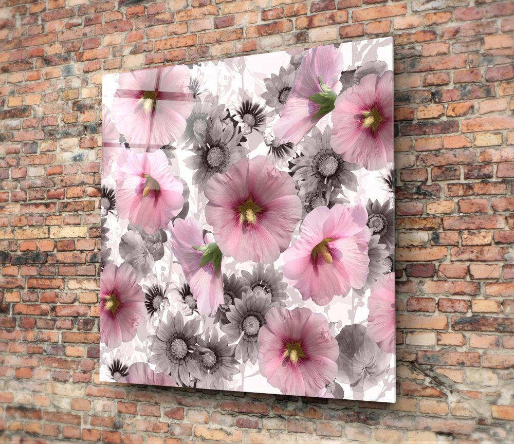 Flower Glass Wall Art - Image 3