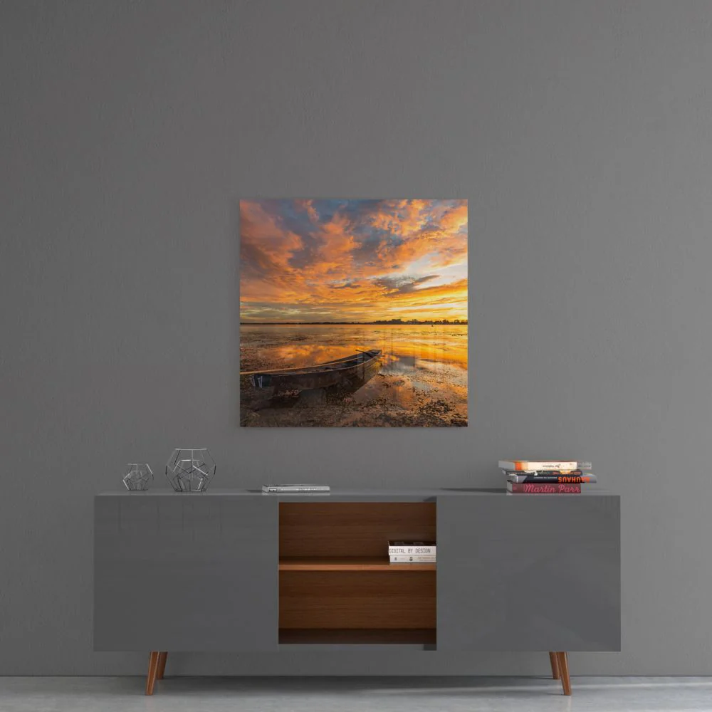 Sunset Glass Wall Art - Image 5