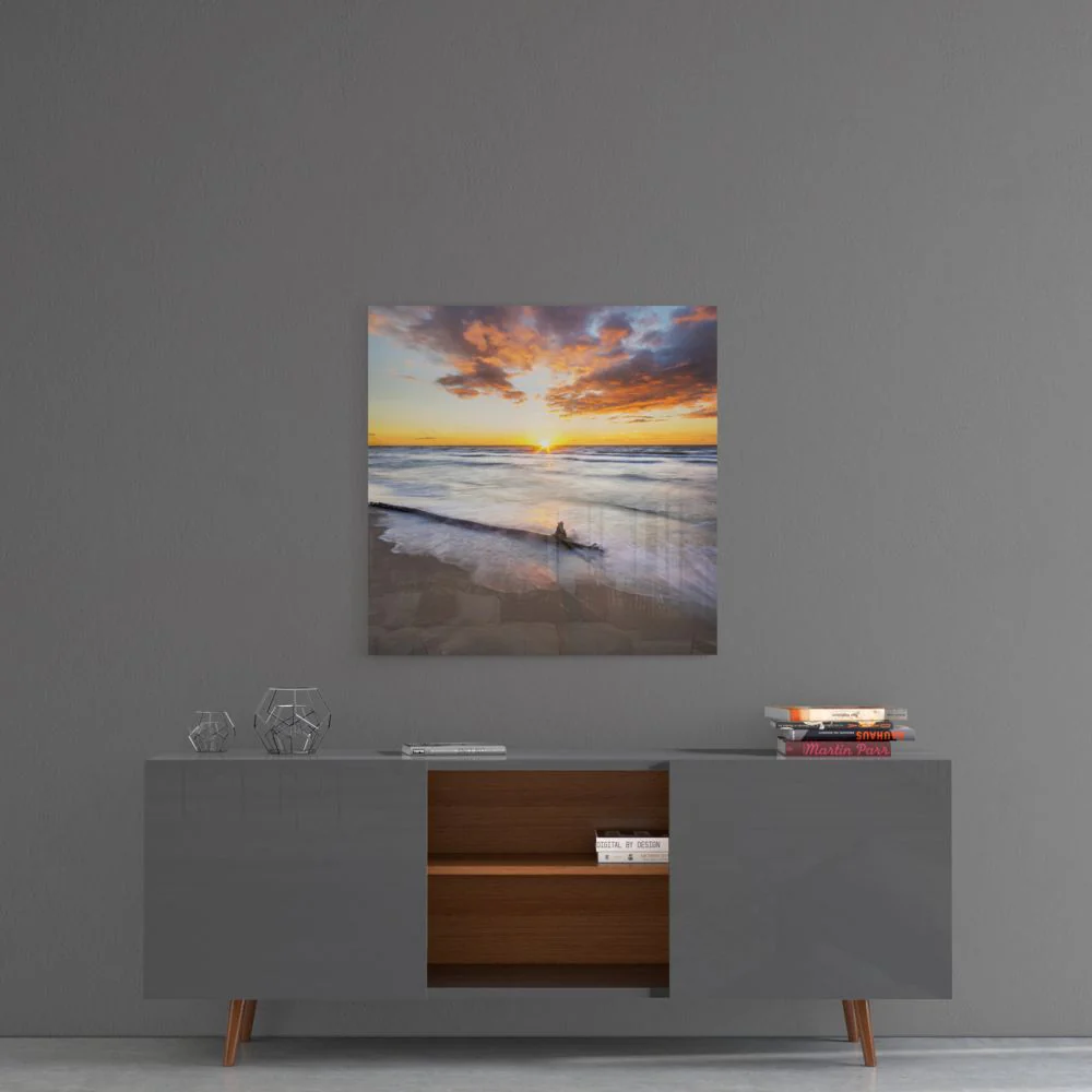 Sunset Glass Wall Art - Image 5