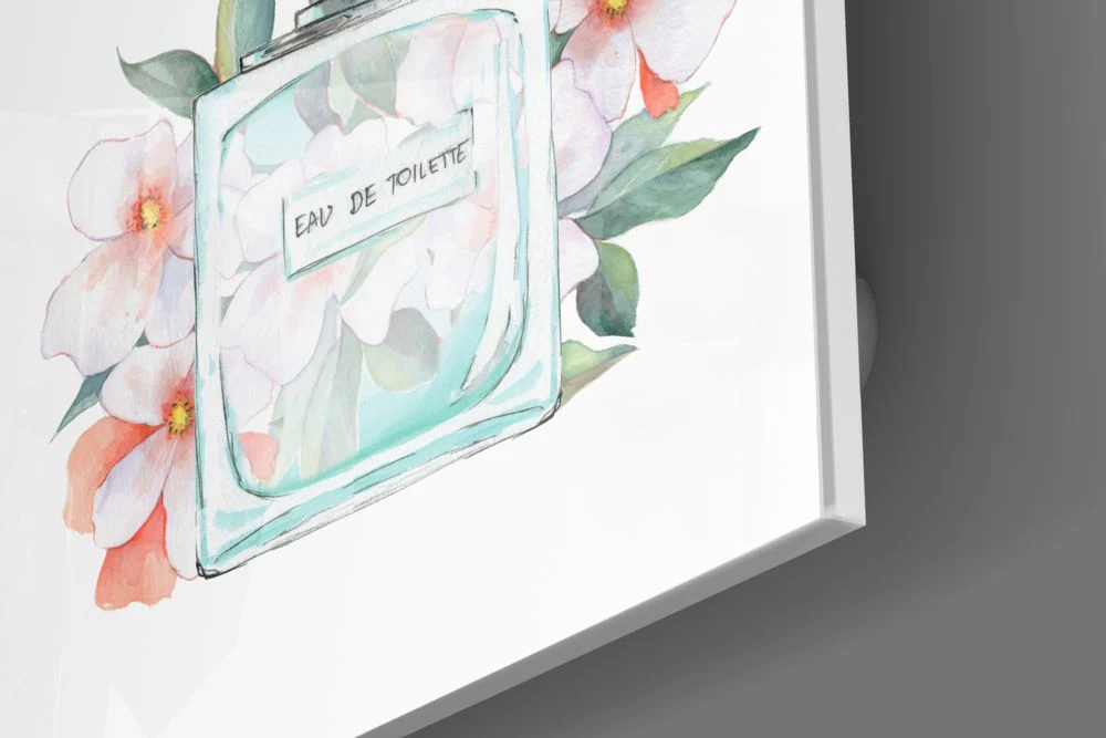 Eau De Toilette Glass Wall Art - Image 3