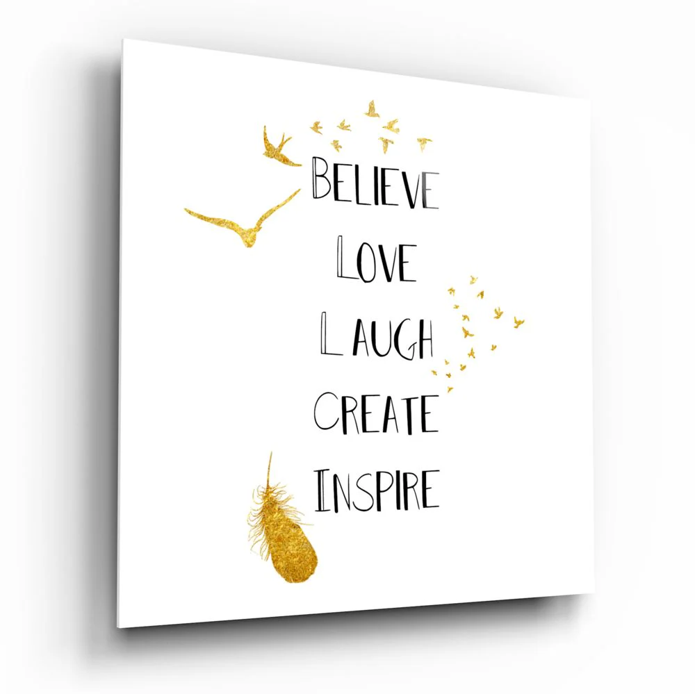 To Believe Glass Wall Art - Image 2