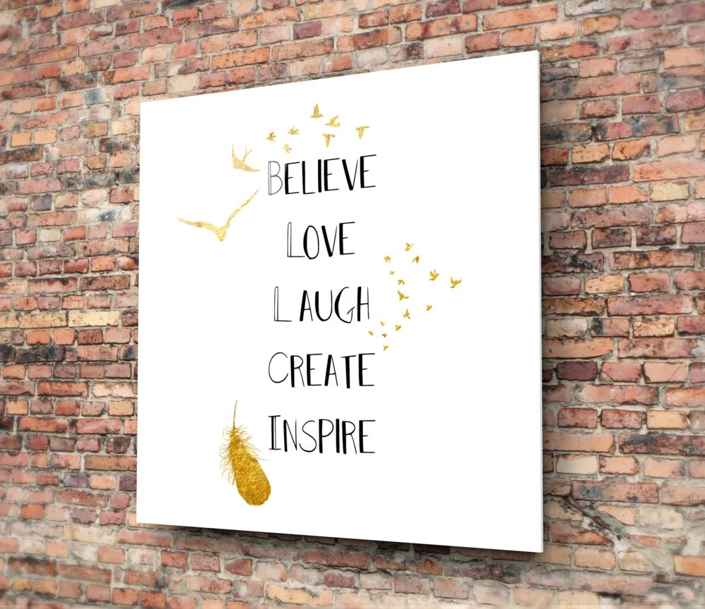 To Believe Glass Wall Art - Image 4