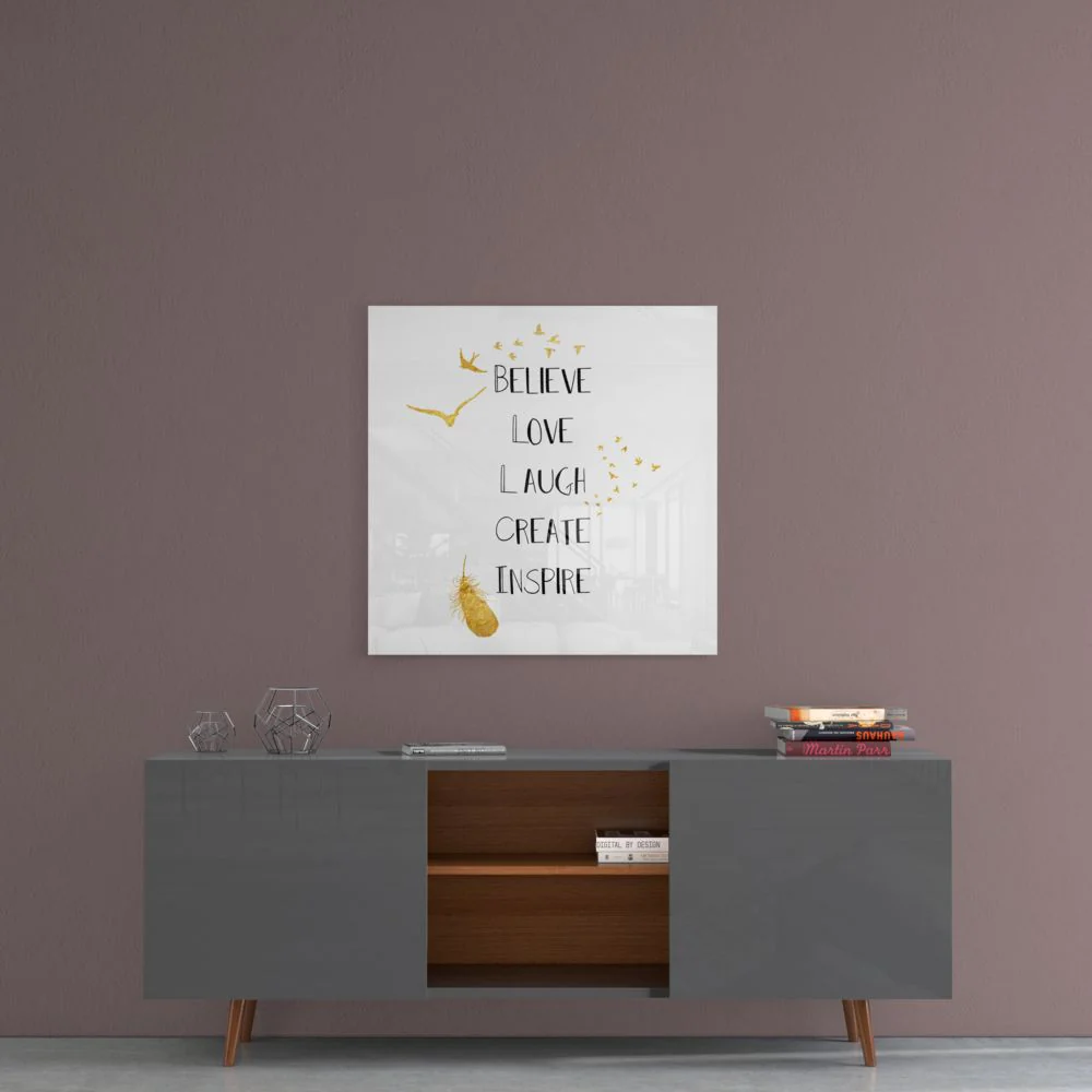 To Believe Glass Wall Art - Image 5