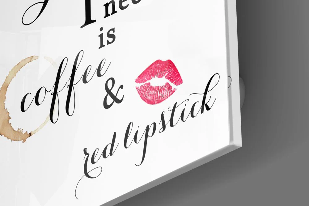 All I Need Glass Wall Art - Image 3