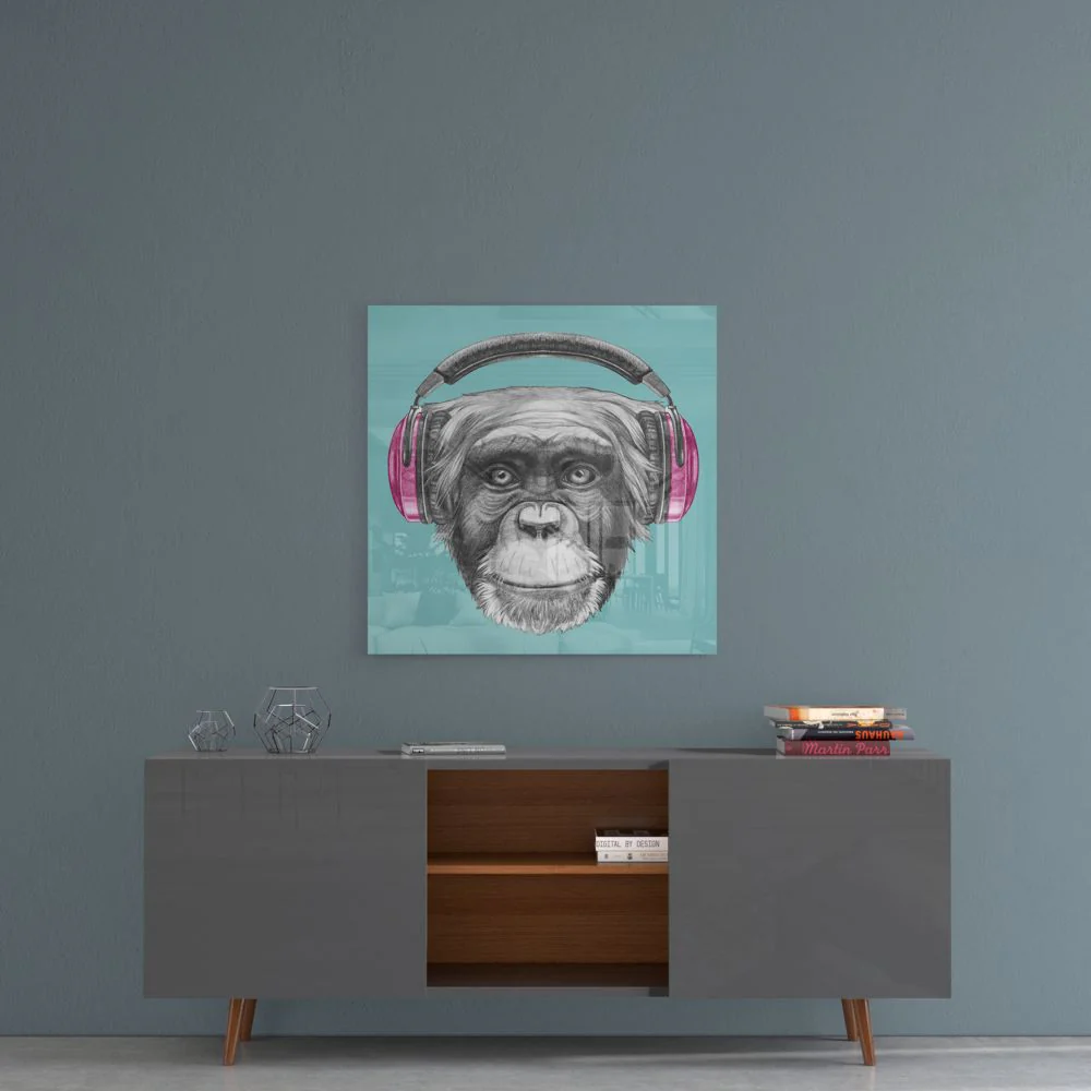 Monkey Glass Wall Art - Image 5