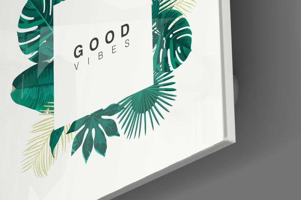 Good Feelings Glass Wall Art - Image 3