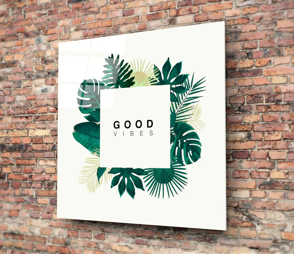 Good Feelings Glass Wall Art - Image 4