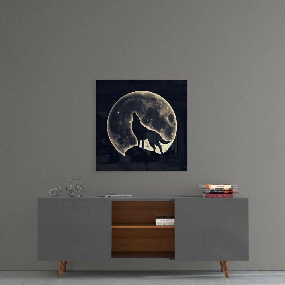 Full Moon Glass Wall Art - Image 4