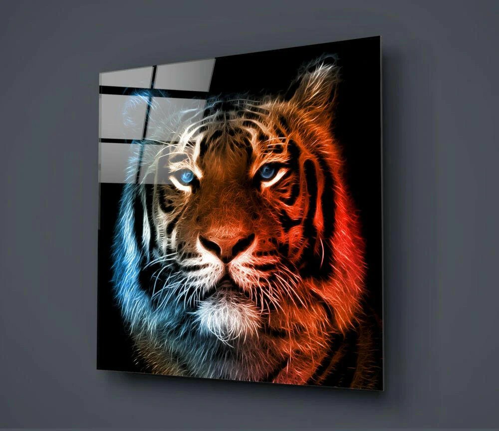 Tiger Glass Wall Art - Image 2