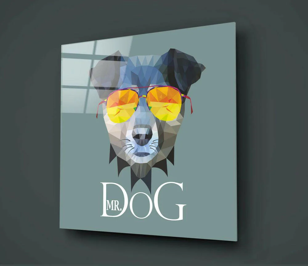 Dog Glass Wall Art - Image 2