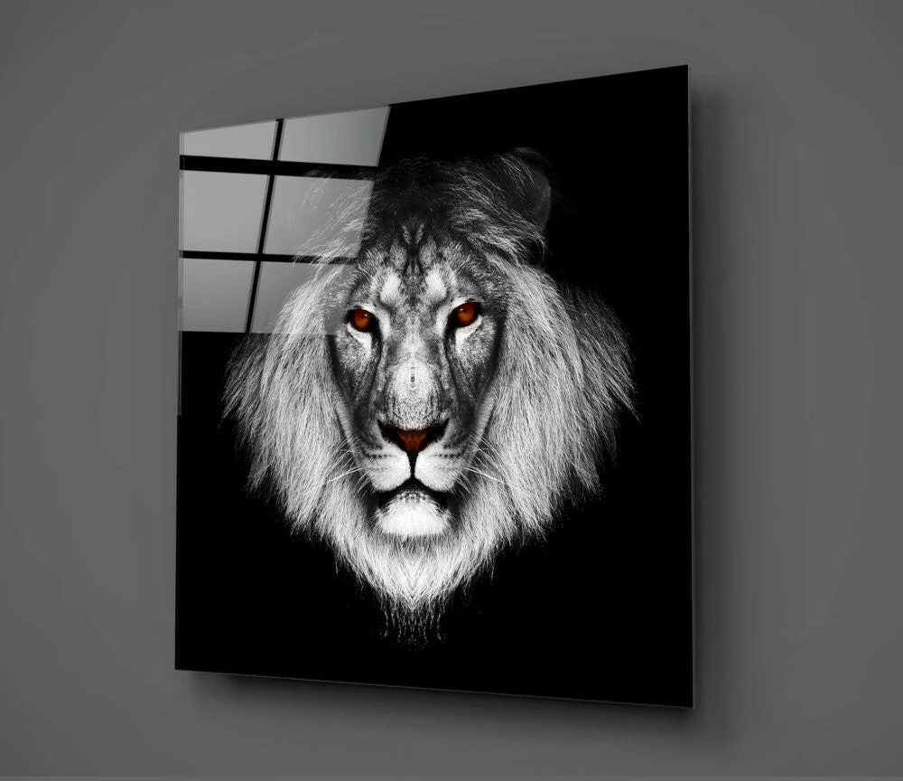 Lion Glass Wall Art - Image 2