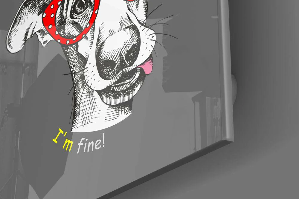 Dog Glass Wall Art - Image 3