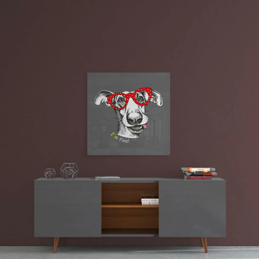 Dog Glass Wall Art - Image 4