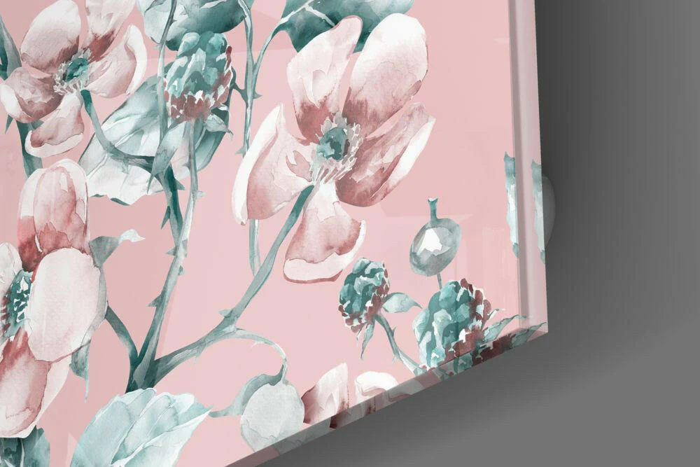 Flower Glass Wall Art - Image 3