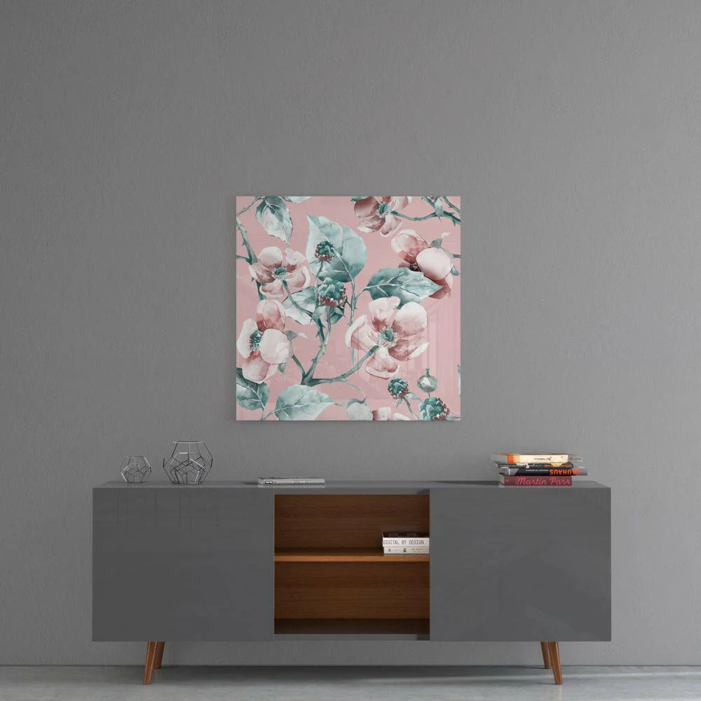 Flower Glass Wall Art - Image 4