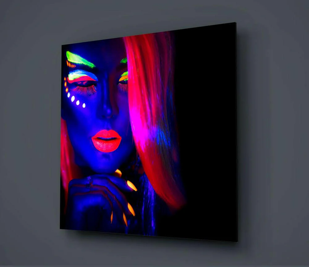 Woman Portrait Glass Wall Art - Image 2