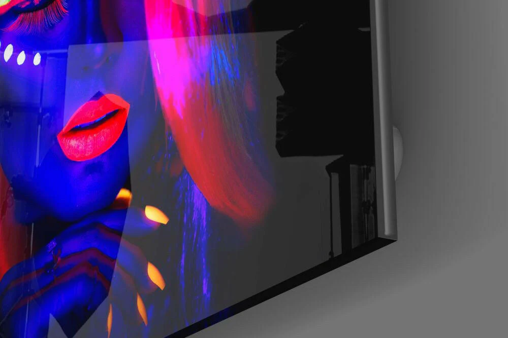 Woman Portrait Glass Wall Art - Image 3