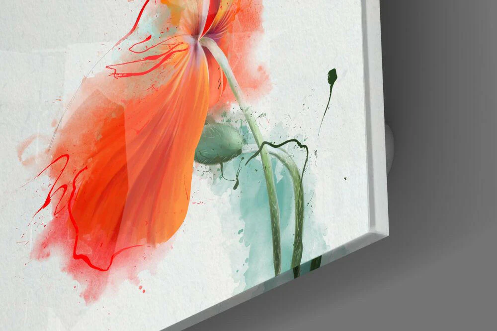 Flower Glass Wall Art - Image 3