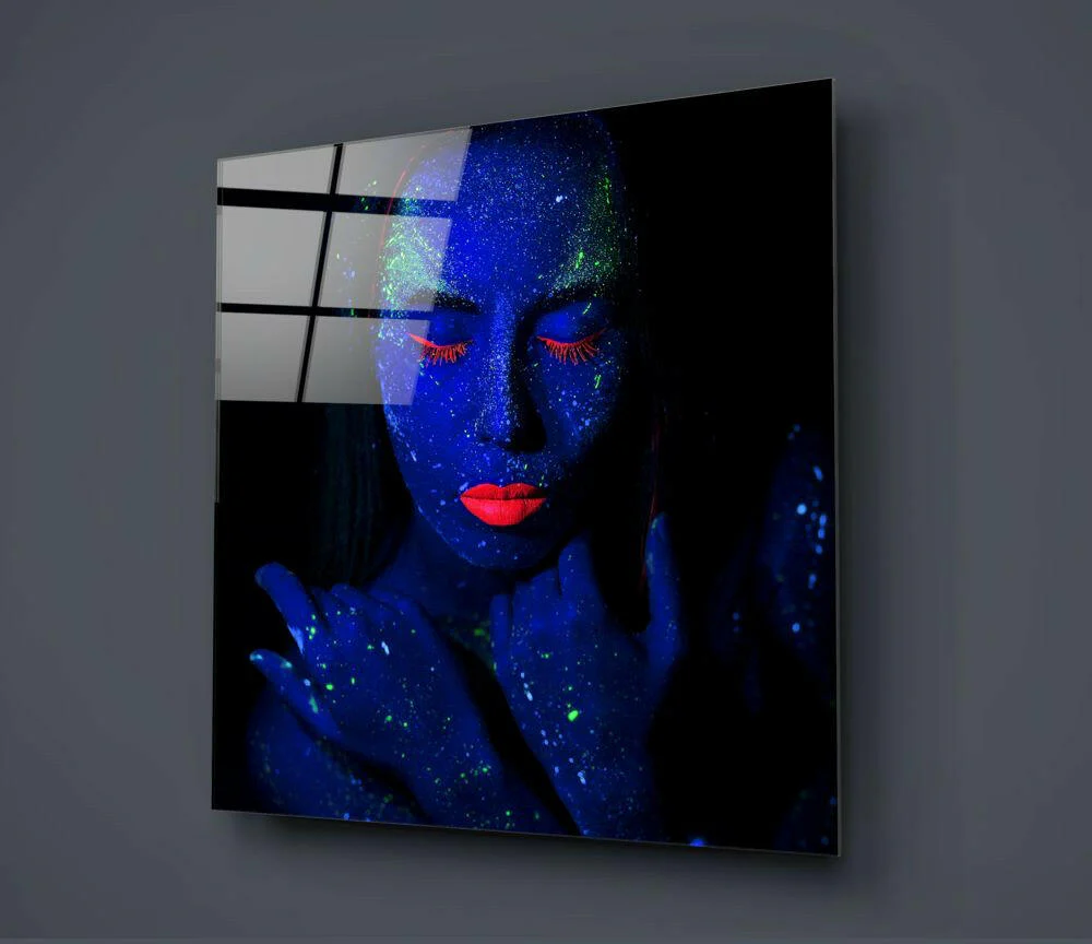 Woman Portrait Glass Wall Art - Image 2