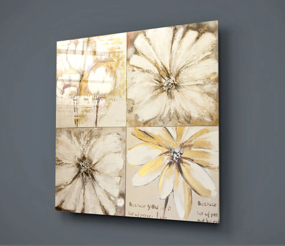 Flowers Glass Wall Art - Image 2