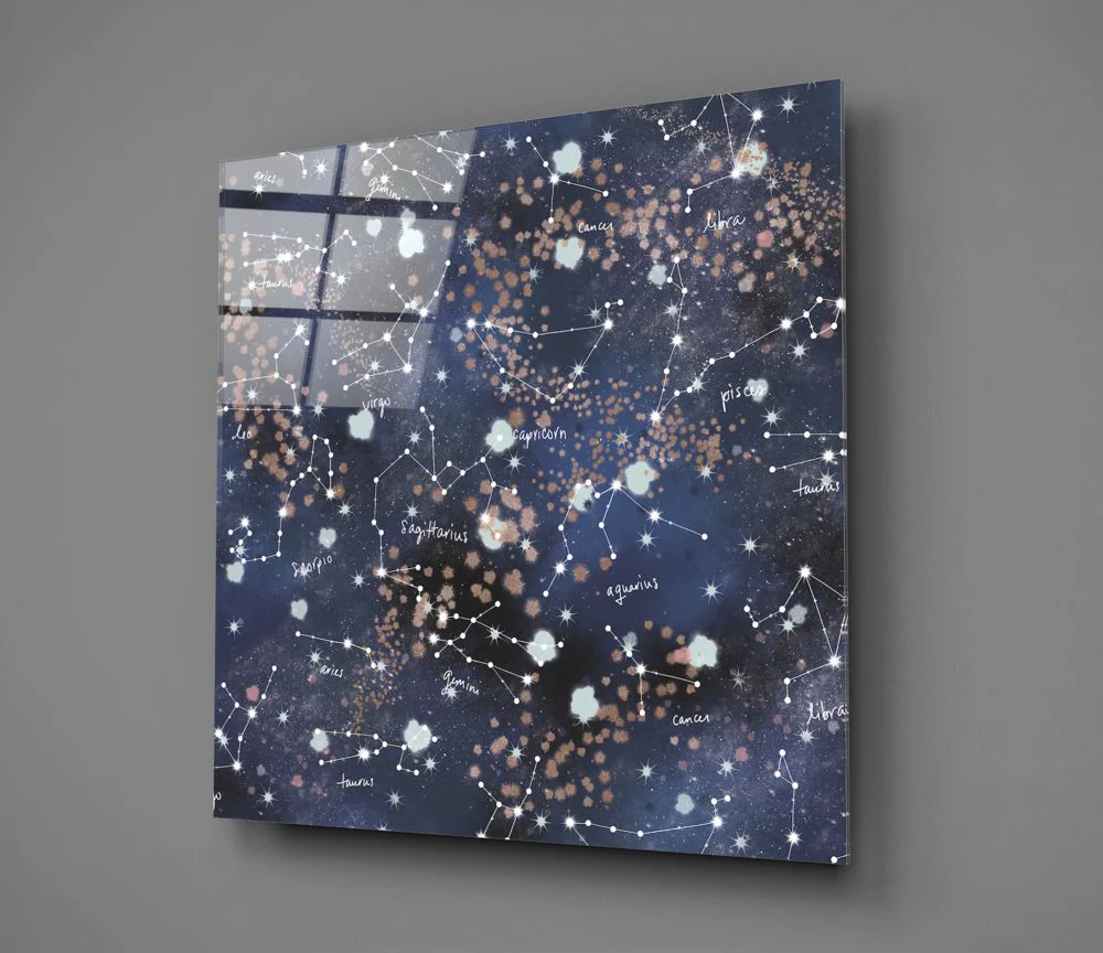 Horoscopes Glass Wall Art - Image 2