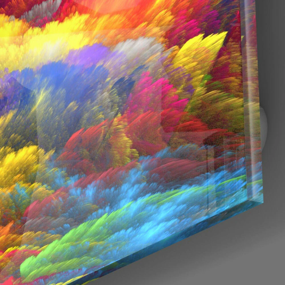 Color Explosion Glass Wall Art - Image 3