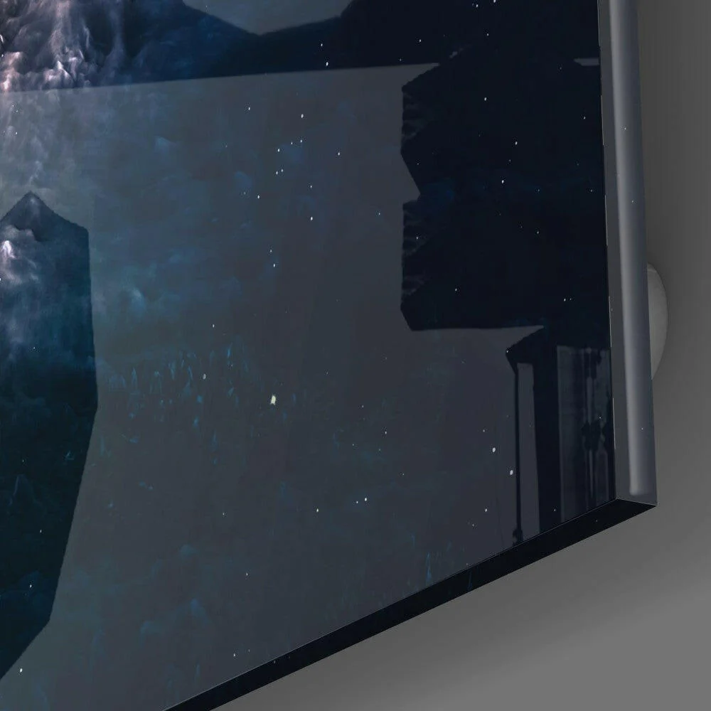 Space - Black Hole Glass Wall Art - Image 3