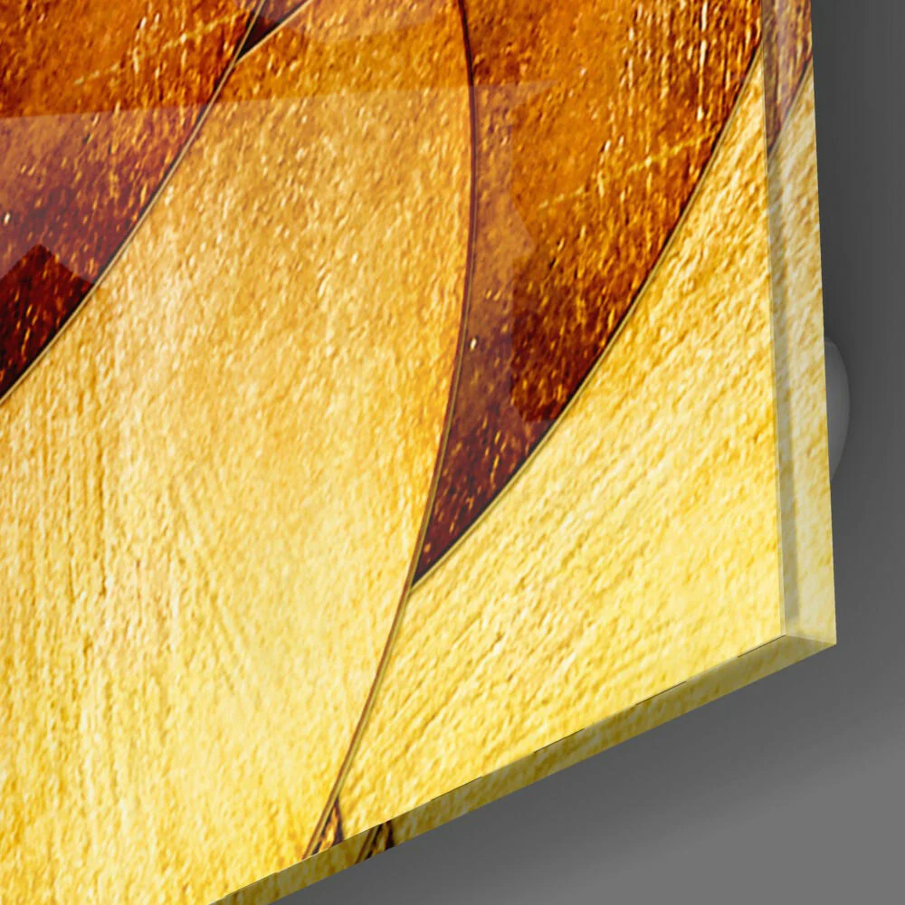 Gold Shells Glass Wall Art - Image 3