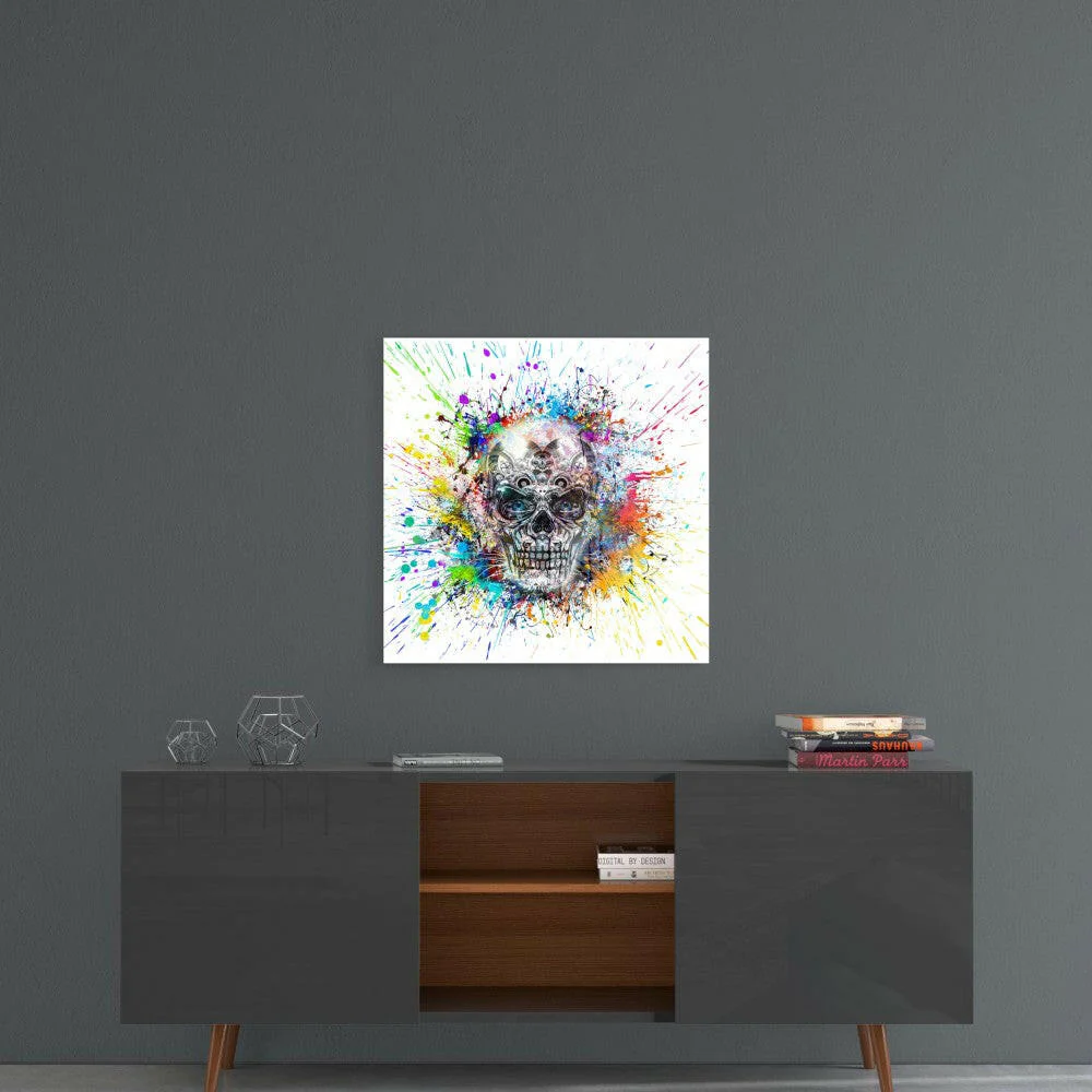 Mechanical Skull Glass Wall Art - Image 4