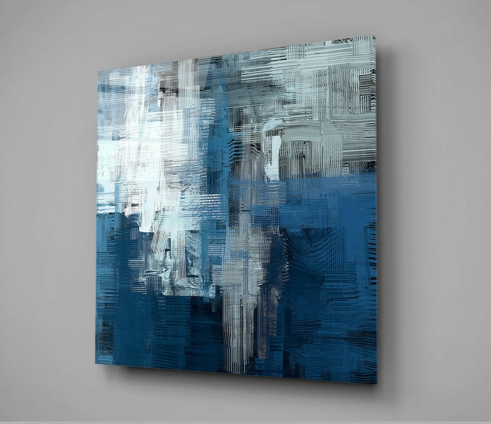 Blue Touch Glass Wall Art - Image 2