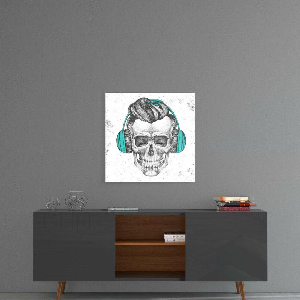 Skull - Always Music Glass Wall Art - Image 4