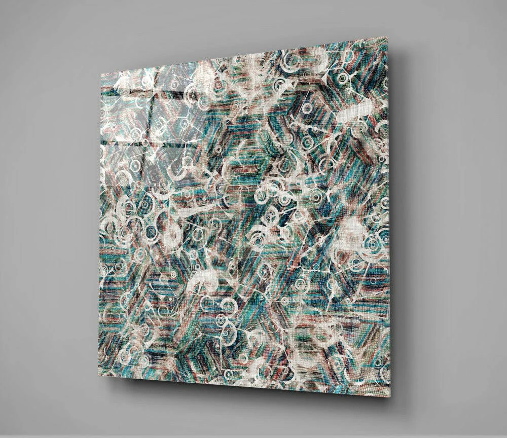 Mystery of Shapes Glass Wall Art - Image 2