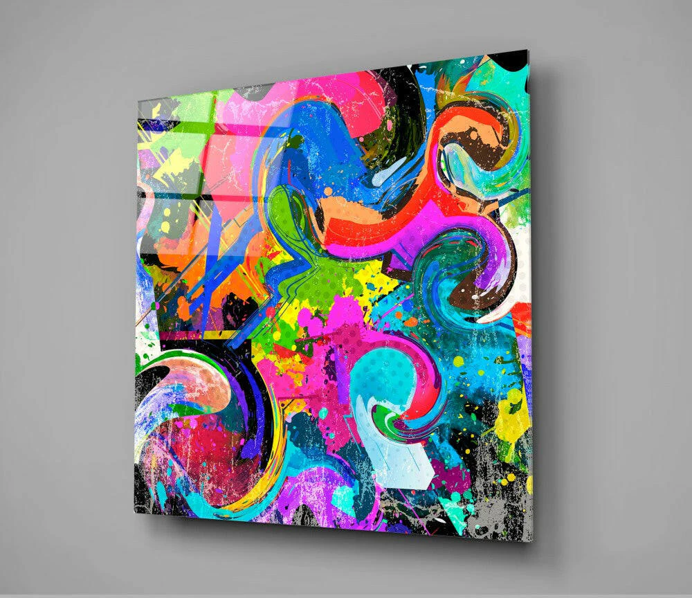 Color Revolt Glass Wall Art - Image 2