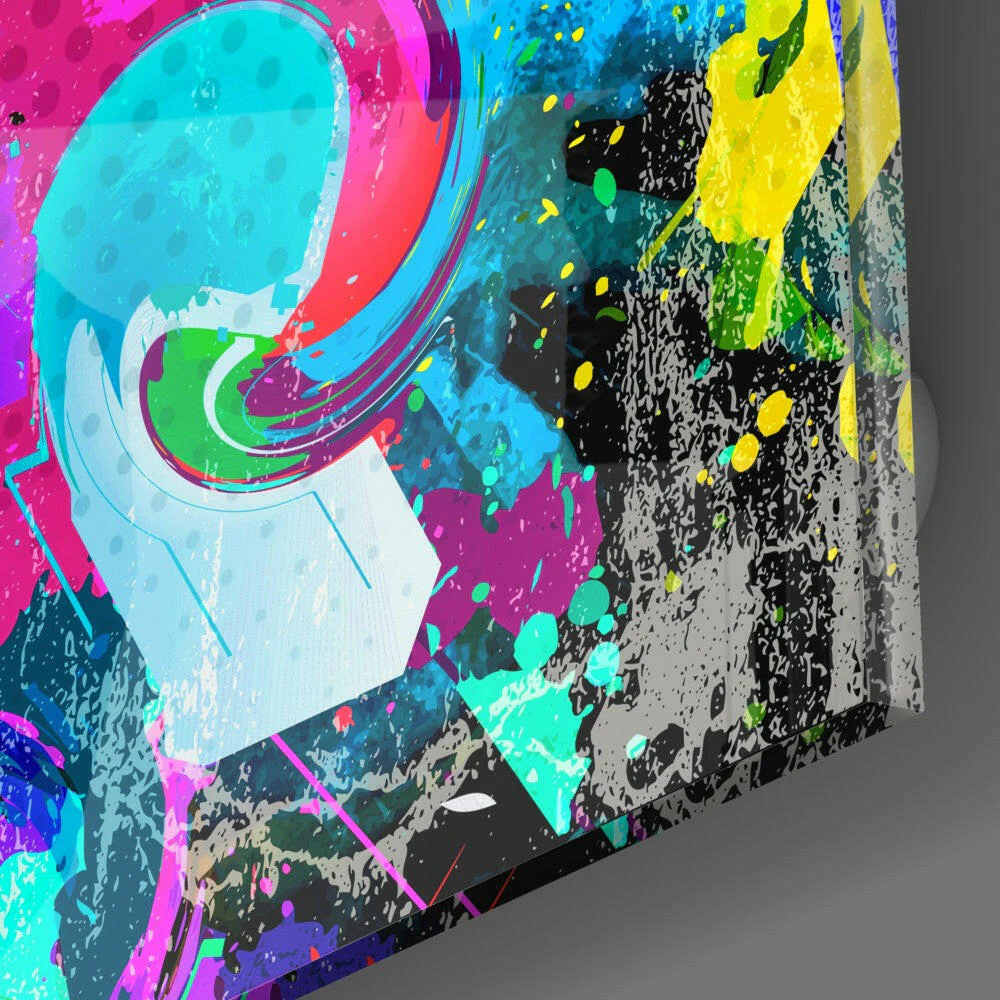 Color Revolt Glass Wall Art - Image 3