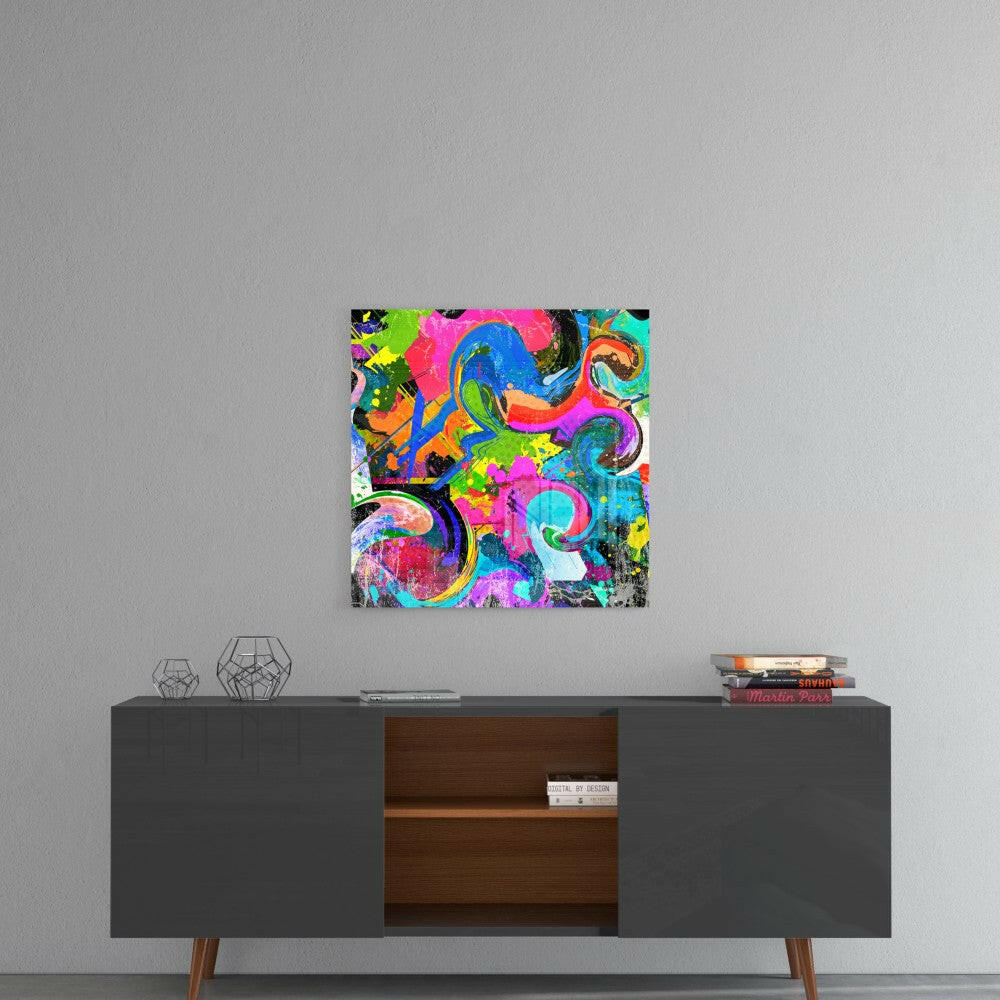 Color Revolt Glass Wall Art - Image 4