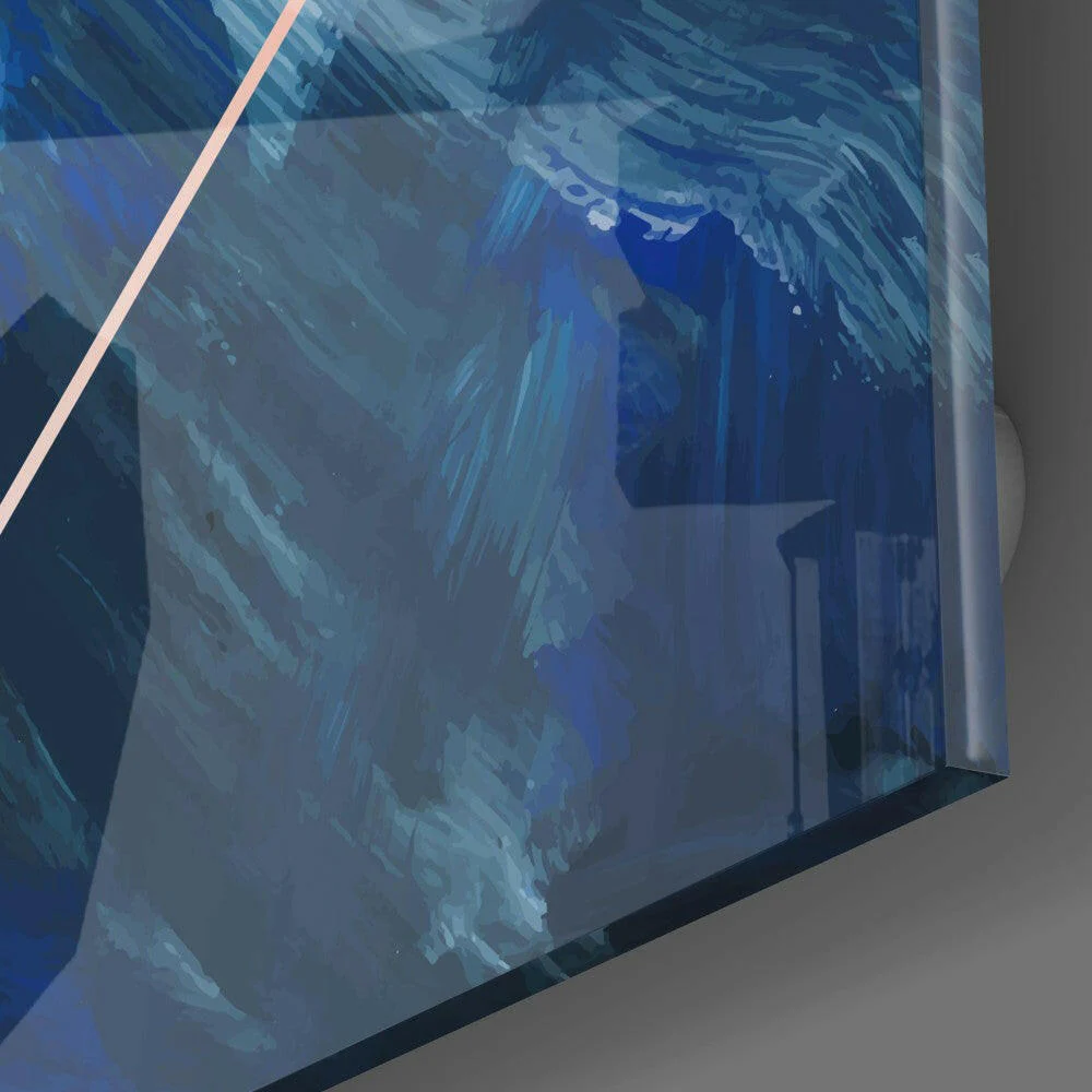 Pouring Clouds Glass Wall Art - Image 3